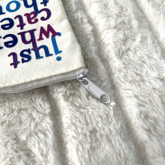 Quotable Caterpillar to Butterfly Zip Pouch (Natural) - Picture 5 of 6